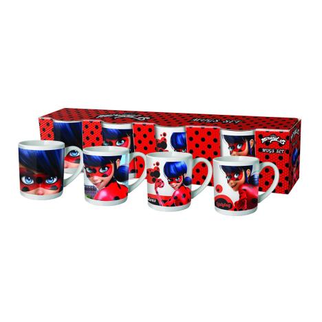 Miraculous Ladybug Mug Set Pack of 4 £8.99